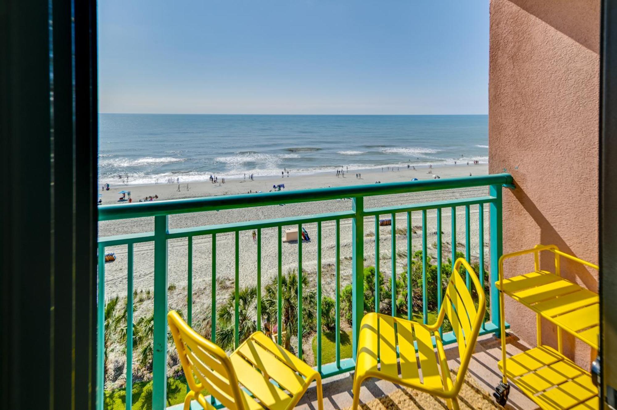 Myrtle Beach Oceanfront Condo With Pool And Lazy River Exterior foto